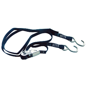 ROD SAVER STAINLESS STEEL RATCHET GUNWALE TIE-DOWN, 1" X 13'