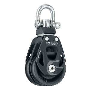 HARKEN 45MM DOUBLE ELEMENT BLOCK W/SWIVEL