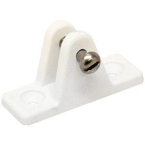 SEA DOG NYLON ANGLED DECK HINGE, WHITE