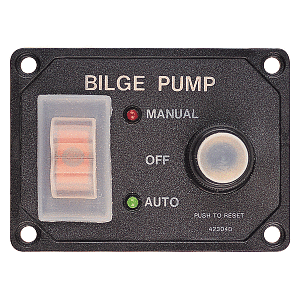 SEA DOG SPLASH GUARD BILGE PUMP PANEL W/CIRCUIT