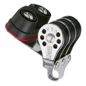 HARKEN 22MM TRIPLE MICRO BLOCK W/CAM CLEAT
