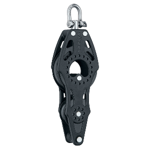 HARKEN 57MM CARBO AIR FIDDLE BLOCK W/SWIVEL & BECKET