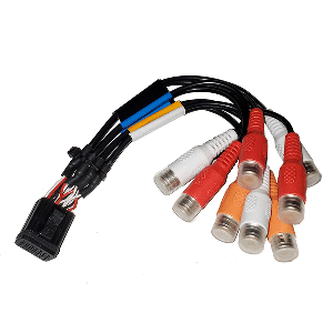 FUSION WIRE HARNESS F/ MS-RA670 & MS-RA770 STEREO, ZONE 1 & 2 (B PORT-RCA)