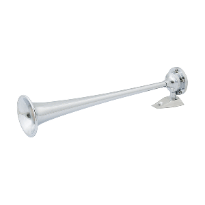 MARINCO 12V CHROME PLATED SINGLE TRUMPET AIR HORN