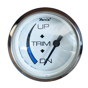 FARIA CHESAPEAKE WHITE SS 2" TRIM GAUGE F/HONDA ENGINES