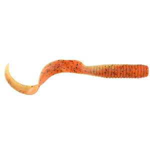 BERKLEY GULP! 6" GRUB, ORANGE TIGER