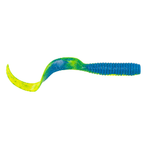 BERKLEY GULP! 6" GRUB, BLUE FUZE