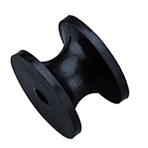 SEA DOG REPLACEMENT SHORT BOW ROLLER, NATURAL RUBBER/BRASS INSERT