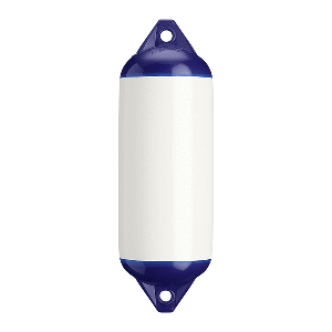 POLYFORM F-2 TWIN EYE FENDER 8.2" X 25", WHITE