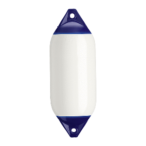 POLYFORM F-5 TWIN EYE FENDER 11" X 30", WHITE