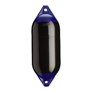 POLYFORM F-5 TWIN EYE FENDER 11" X 30", BLACK