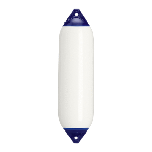POLYFORM F-6 TWIN EYE FENDER 11" X 42", WHITE