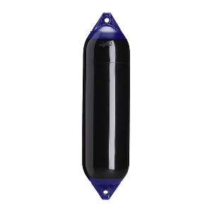 POLYFORM F-6 TWIN EYE FENDER 11" X 42", BLACK