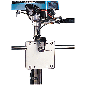 SEA DOG POLY RAIL MOUNT MOTOR BRACKET, WHITE