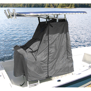 TAYLOR MADE UNIVERSAL T-TOP CENTER CONSOLE COVER, GREY, MEASURES 48"W X 60'L X 66"H