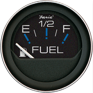 FARIA CORAL 2" FUEL LEVEL GAUGE (E-1/2-F)
