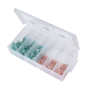 ANCOR HEAT SHRINK UNIVERSAL SPEAKER CONNECTOR KIT F/22-18/16-14, ASSORTED 90 PIECE