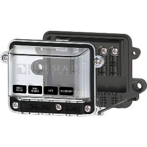 BLUE SEA 2356 WATER RESISTANT BUSBAR, 100 AMP W/COVER
