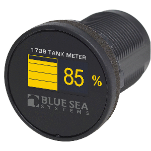 BLUE SEA 1739 MINI OLED TANK METER, YELLOW