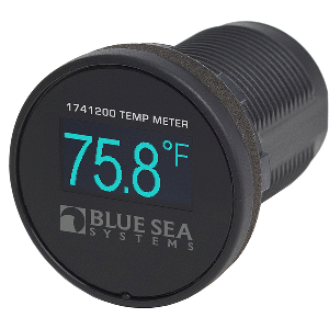 BLUE SEA 1741200 MINI OLED TEMPERATURE MONITOR, BLUE