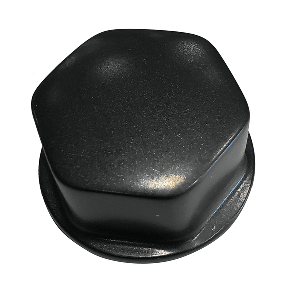 SCHMITT MARINE FAUX CENTER NUT BLACK W/1/2" & 5/8" M12 BASE F/CAST STEERING WHEELS