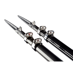 CE SMITH GEN3 CARBON FIBER OUTRIGGERS, BLACK, 22', PAIR