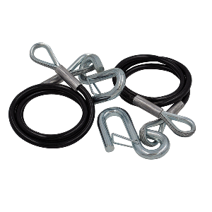 CE SMITH SAFETY CABLES, 5000LB CAPACITY, PVC COATED, PAIR