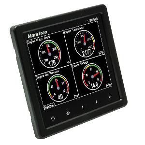 MARETRON DSM570 5.7" HIGH RESOLUTION COLOR DISPLAY W/BLACK ENCLOSURE