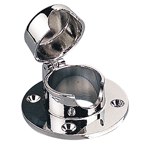 SEA DOG CHROME BRASS HINGED CHAIN DECK PIPE