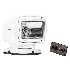 GOLIGHT RADIORAY GT SERIES PERMANENT MOUNT, WHITE HALOGEN, HARD WIRED DASH MOUNT REMOTE