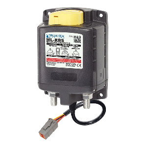 BLUE SEA 7713100 ML-RBS REMOTE BATTERY SWITCH W/MANUAL CONTROL AUTO RELEASE & DEUTSCH CONNECTOR, 12V