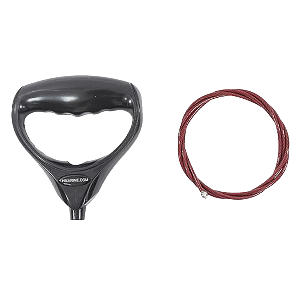 TH MARINE G-FORCE TROLLING MOTOR HANDLE & CABLE, BLACK