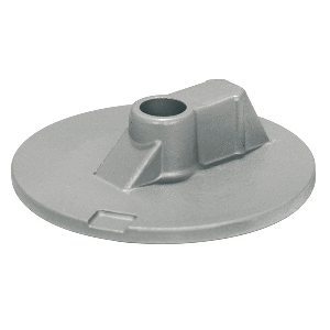 TECNOSEAL MERCURY/MERCRUISER ZINC FLAT TRIM TAB ANODE, NO THREADS