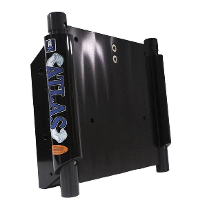 TH MARINE ATLAS 12" SET BACK HYDRAULIC JACK PLATE, GLOSS BLACK ANODIZED
