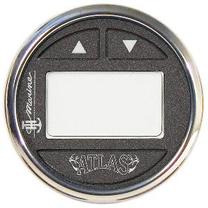 TH MARINE ATLAS HYDRAULIC GAUGE KIT F/6", 10", 12" & 14" ATLAS JACK PLATES, STAINLESS STEEL BEZEL