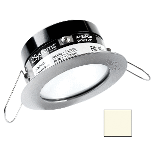 I2SYSTEMS APEIRON PRO A503, 3W SPRING MOUNT LIGHT, ROUND, NEUTRAL WHITE, BRUSHED NICKEL FINISH