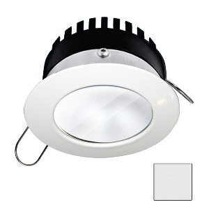 I2SYSTEMS APEIRON PRO A506, 6W SPRING MOUNT LIGHT, ROUND, COOL WHITE, WHITE FINISH