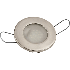SEA DOG LED OVERHEAD LIGHT, BRUSHED FINISH, 60 LUMENS, FROSTED LENS, STAMPED 304 STAINLESS STEEL