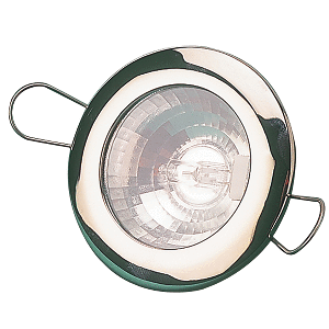 SEA DOG LED OVERHEAD LIGHT 2-7/16", BRUSHED FINISH, 60 LUMENS, CLEAR LENS, STAMPED 304 STAINLESS STEEL