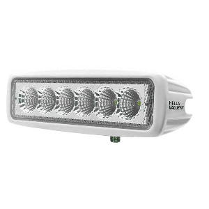 HELLA MARINE VALUE FIT MINI 6 LED FLOOD LIGHT BAR, WHITE