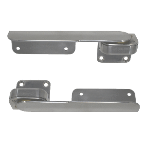 TACO COMMAND RATCHET HINGES, 9-3/8", POLISHED 316 SS, PAIR
