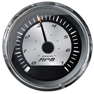 FARIA PLATINUM 4" TACHOMETER, 7000 RPM (GAS, INBOARD, OUTBOARD & I/O)