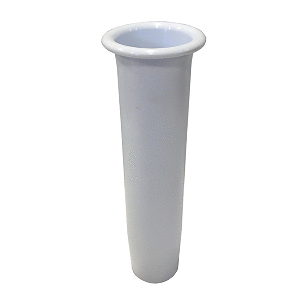 TIGRESS LIPPED INSERT F/10" FLARED ROD HOLDER, WHITE