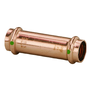 VIEGA PROPRESS 1/2" EXTENDED COUPLING W/O STOP, DOUBLE PRESS CONNECTION, SMART CONNECT TECHNOLOGY
