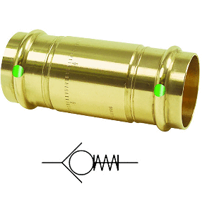 VIEGA PROPRESS 2" ZERO LEAD CHECK VALVE, DOUBLE PRESS CONNECTION, SMART CONNECT TECHNOLOGY