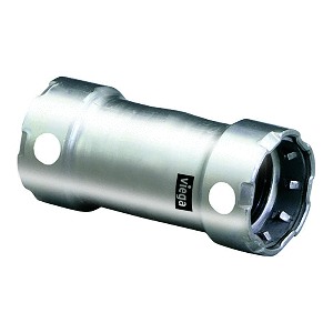 VIEGA MEGAPRESS 3/4" STAINLESS STEEL 304 COUPLING W/O STOP, DOUBLE PRESS CONNECTION, SMART CONNECT TECHNOLOGY