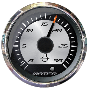 FARIA PLATINUM 2" WATER PRESSURE GAUGE KIT - 30 PSI
