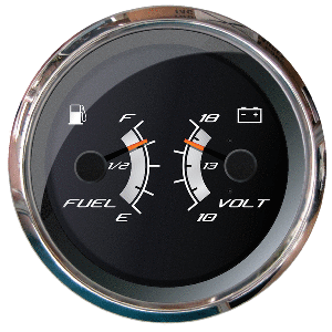 FARIA PLATINUM 4" MULTI-FUNCTION, FUEL LEVEL & VOLTMETER