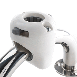 NAVISAFE NAVIMOUNT RAIL MOUNT WHITE W/SCREWS