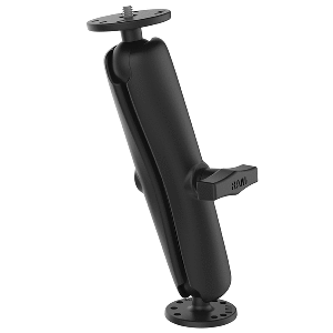 RAM MOUNT RAM DOUBLE BALL MOUNT W/1/4"-20 MALE THREAD, LONG ARM